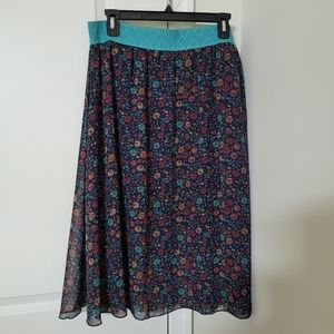 LuLaRoe Lola skirt, L, Multi colored, Like NEW